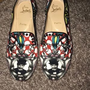Authentic Christian louboutins flats!!!